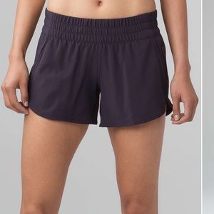 Lululemon ‘Tracker 4”’ shorts, size 8, black